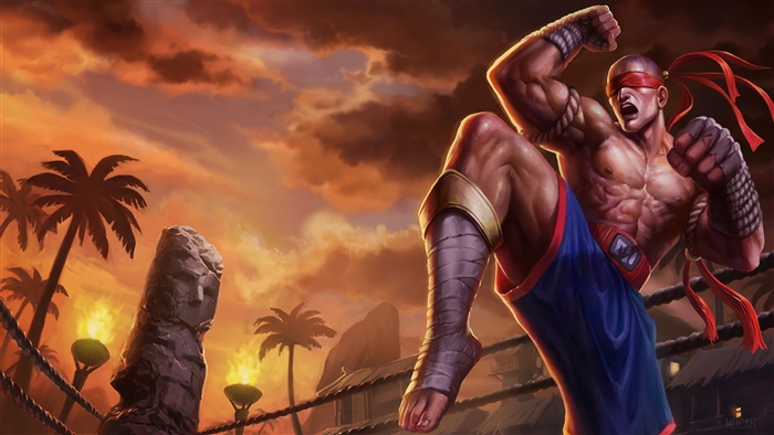 Muay Thai Lee Sin from League of Legends 4K