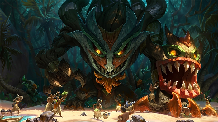 Totemic Maokai from League of Legends 4K