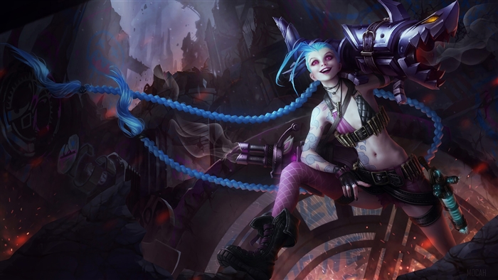 Jinx from League of Legends 4K