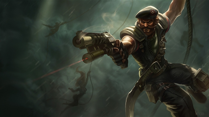 Special Forces Gangplank from League of Legends 4K