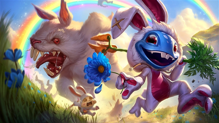 Cottontail Fizz from League of Legends 4K