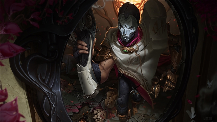 Jhin from League of Legends Splash Art 4K