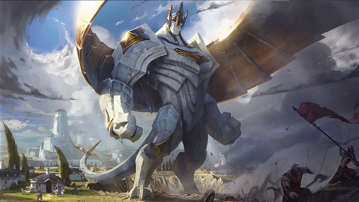 Galio from League of Legends 4K