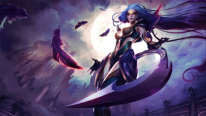 Dark Valkyrie Diana from League of Legends 4K