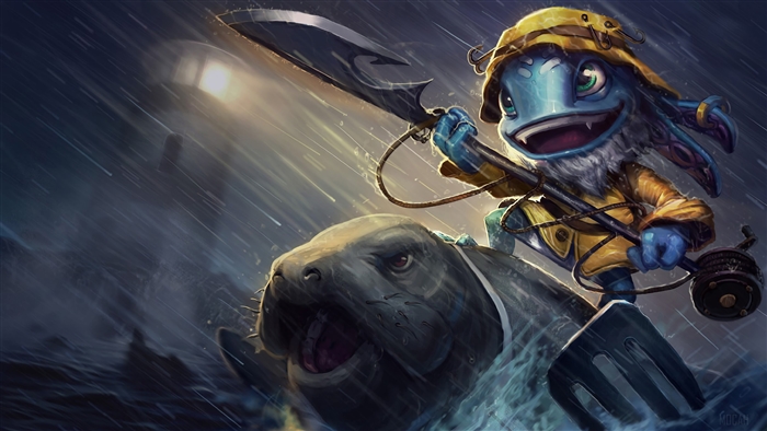 Fisherman Fizz from League of Legends 4K