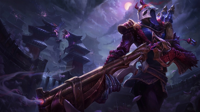 Blood Moon Jhin from League of Legends 4K
