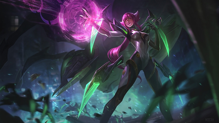 Super Galaxy Elise from League of Legends 4K