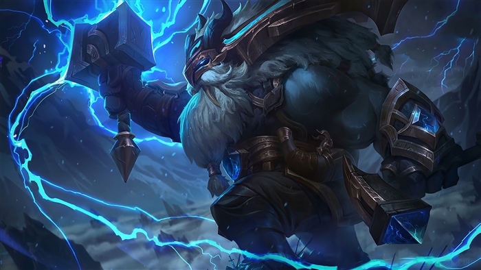 Thunder Lord Ornn from League of Legends 4K