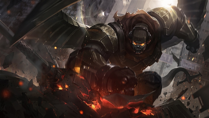 Commando Galio from League of Legends 4K