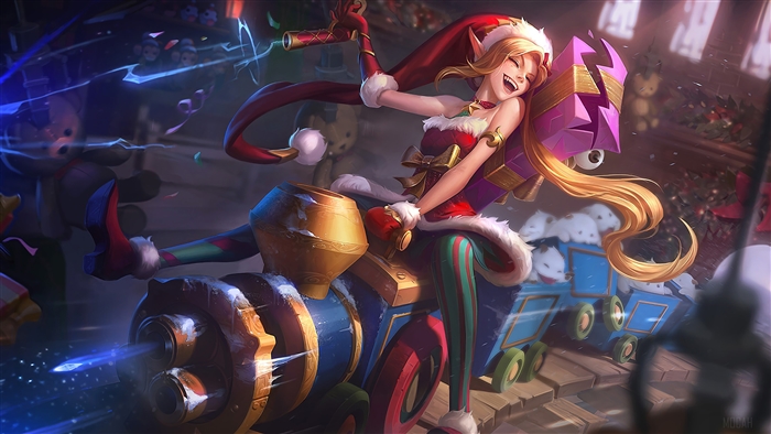 Ambitious Elf Jinx from League of Legends 4K