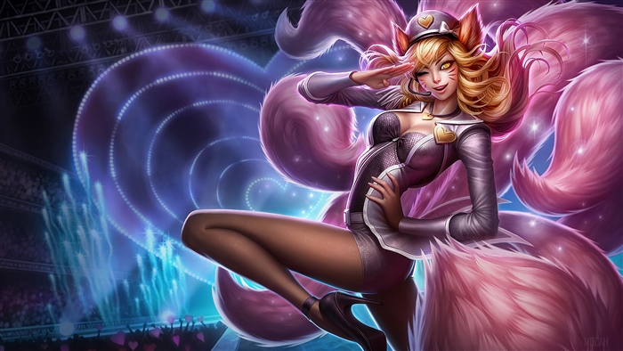 Popstar Ahri from League of Legends 4K