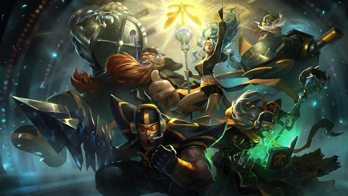 Fnatic League of Legends Splash Art 4K