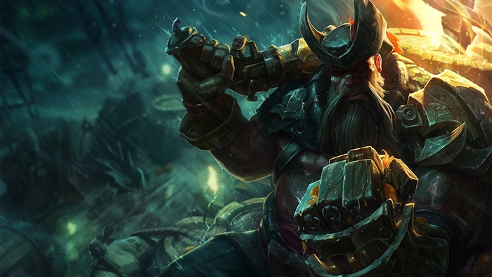 Gangplank from League of Legends 4K