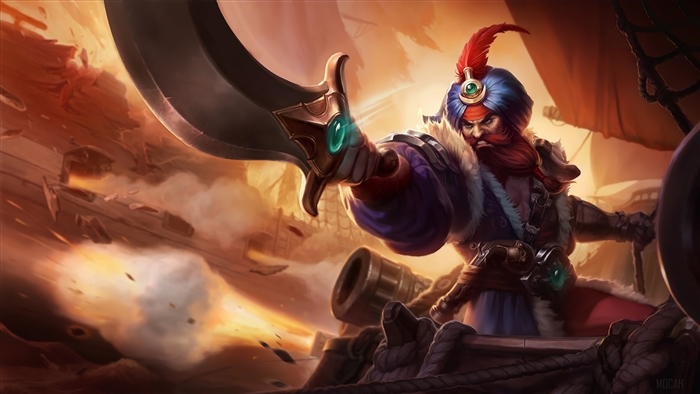 Sultan Gangplank from League of Legends 4K