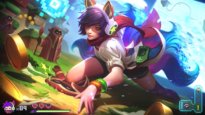 Arcade Ahri from League of Legends 4K