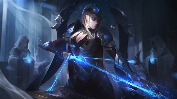 Championship Ashe from League of Legends 4K