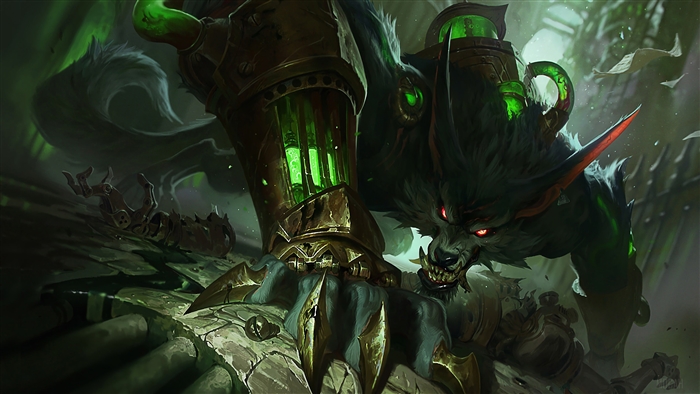 Warwick from League of Legends 4K