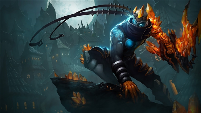 Blight Crystal Varus from League of Legends 4K
