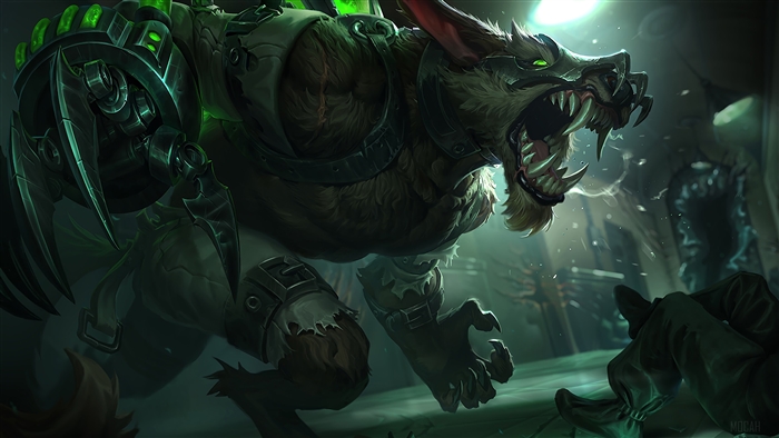 Feral Warwick from League of Legends 4K