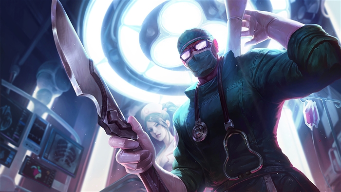 Surgeon Shen from League of Legends 4K