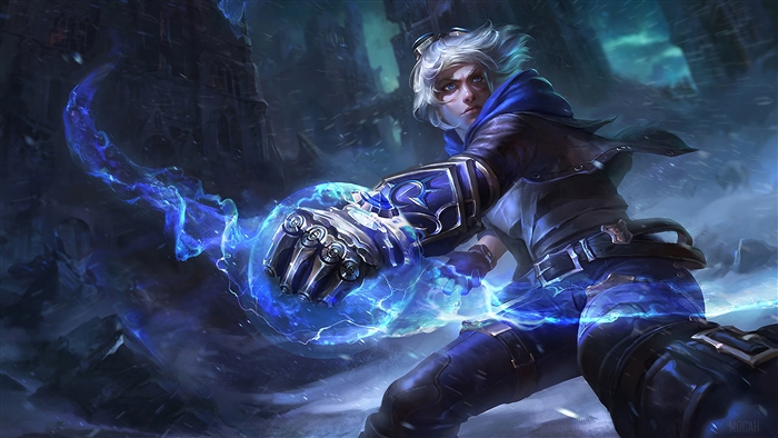 Frosted Ezreal from League of Legends 4K