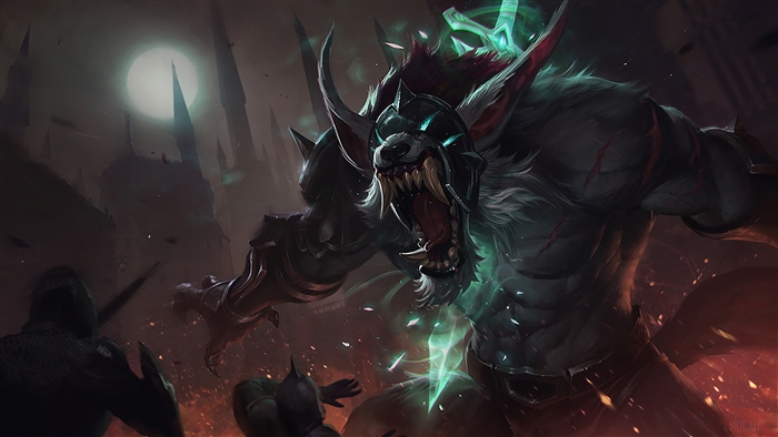 Grey Warwick from League of Legends 4K