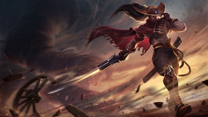 High Noon Yasuo from League of Legends 4K