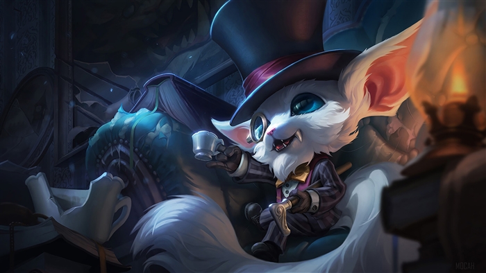 Gentleman Gnar from League of Legends 4K