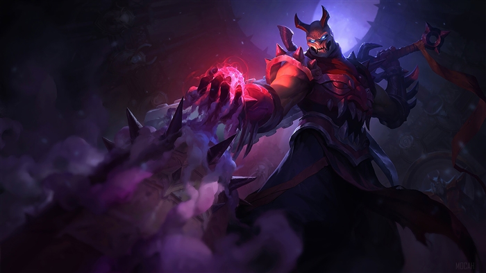 Blood Moon Shen from League of Legends 4K