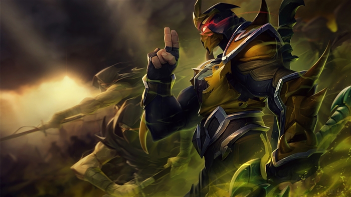 Yellow Jacket Shen from League of Legends 4K