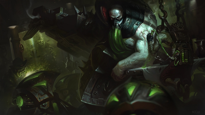 Urgot from League of Legends Splash Art 4K
