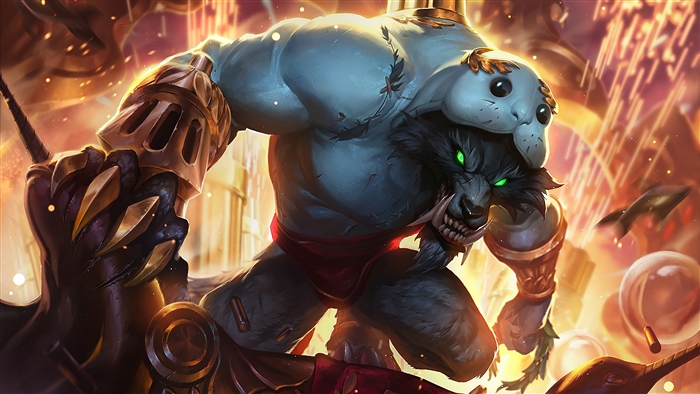 Urf The Manatee Warwick from League of Legends 4K