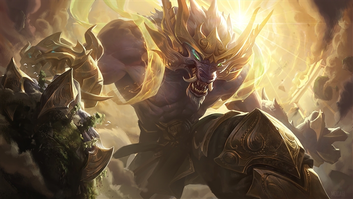 Lunar Guardian Warwick from League of Legends 4K