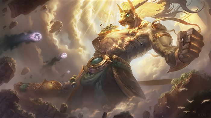 Lunar Guardian Nasus from League of Legends 4K