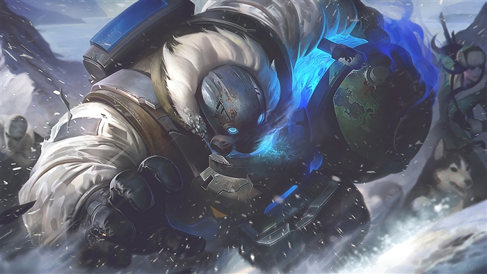 Arctic Ops Gragas from League of Legends 4K