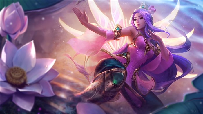 Order of The Lotus Irelia from League of Legends 4K