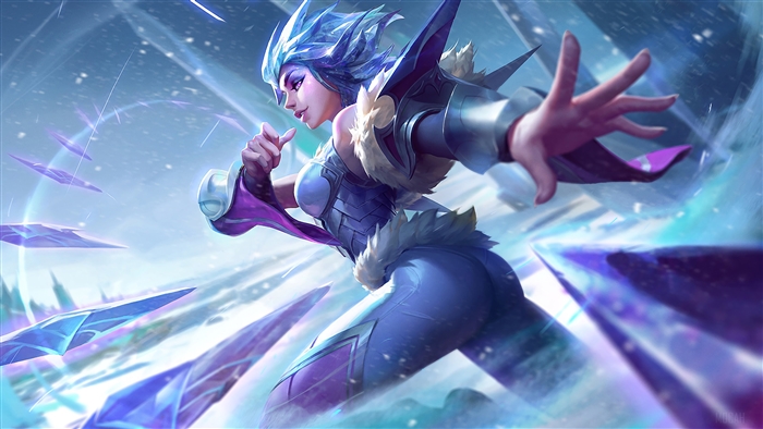 Frostblade Irelia from League of Legends 4K