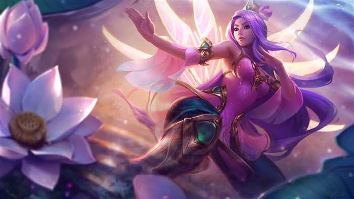 Lotus Irelia from League of Legends 4K