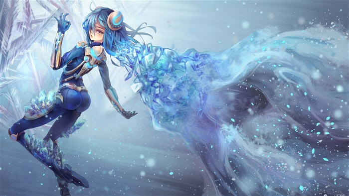 Frostblade Irelia from League of Legends 4K