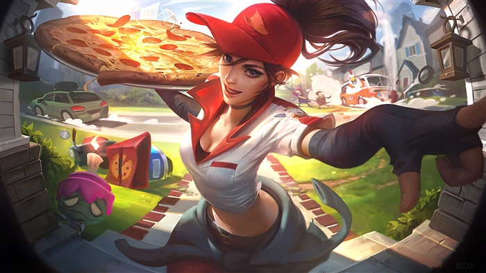 Pizza Delivery Sivir from League of Legends 4K