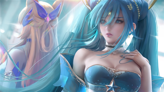 Sona from League of Legends 4K