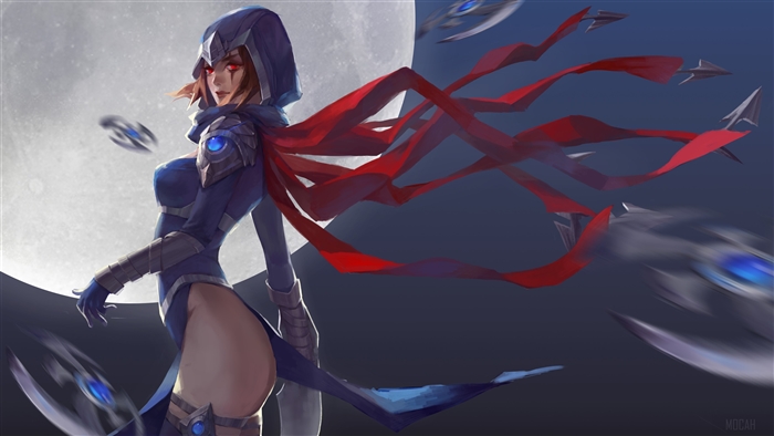 Female Talon from League of Legends 4K