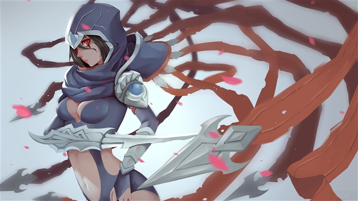 Female Talon from League of Legends 4K