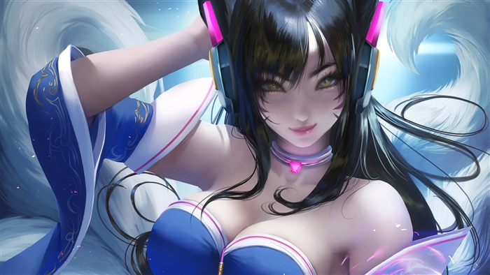 Ahri from League of Legends 4K