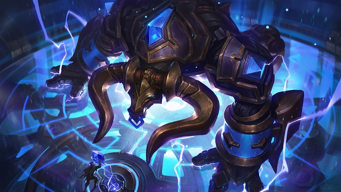 Hextech Alistar from League of Legends 4K