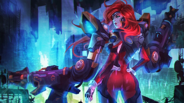 Gun Goddess Miss Fortune from League of Legends 4K
