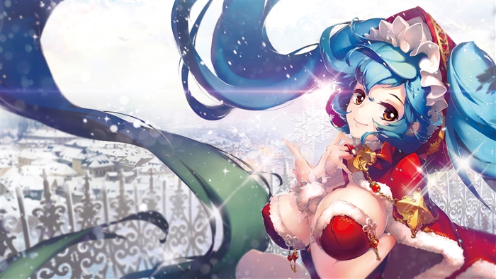 Silent Night Sona from League of Legends 4K