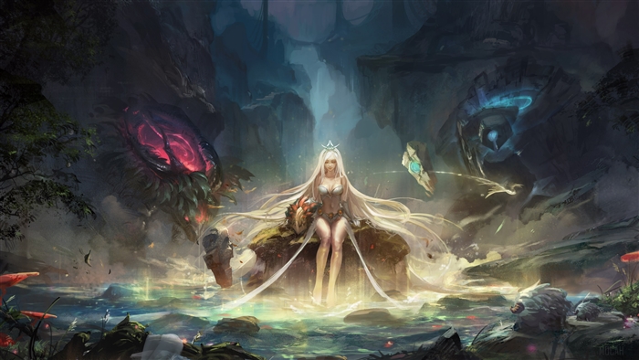Janna from League of Legends 4K