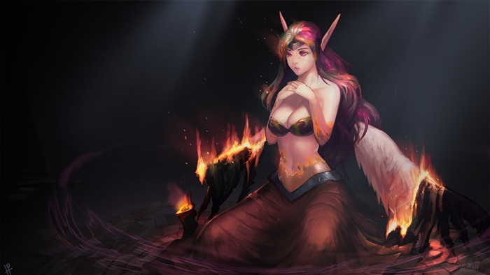 Morgana from League of Legends 4K