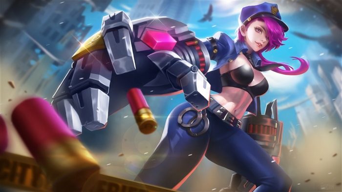 Officer Vi from League of Legends 4K